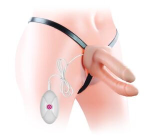 Arnés Pene Doble Hueco con Vibración