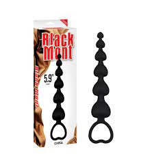 Cadena Anal Lovers 19 cm Beads Silicona Negro