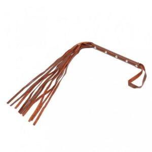 Flogger Cuero Marrón 62cm