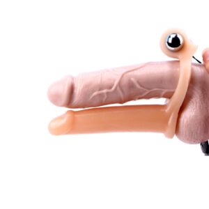 Funda para el Pene con Vibracion 15.5 cm Natural