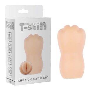 Masturbador Ashly Chubby Vagina T-Skin 13.3 cm Natural