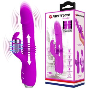 Dorothy Vibrador con Función Up and Down USB Púrpura