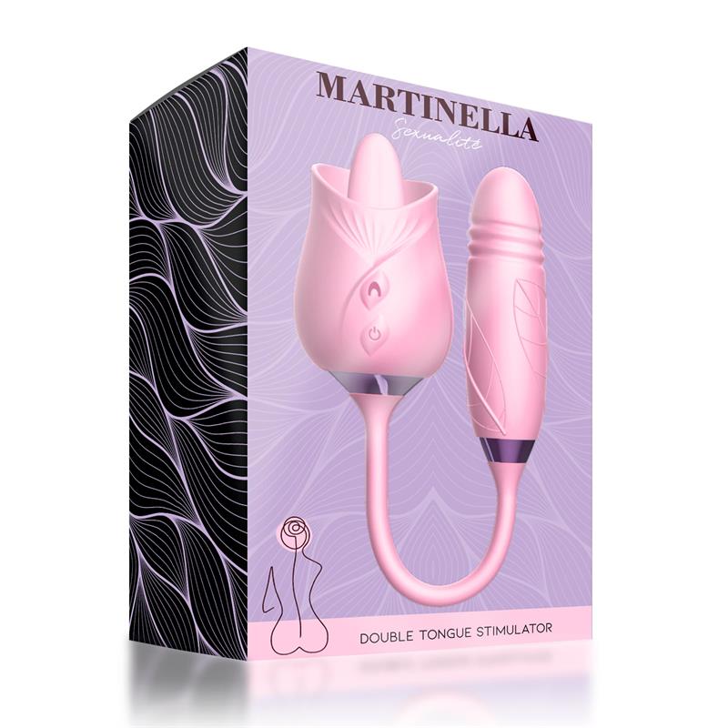 Martinella Lengua Estimuladora Clítoris y Huevo con Thrusting - Imagen 4