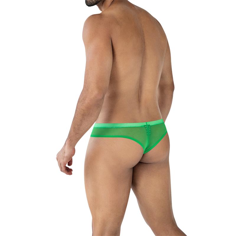 C4MSPX22 Calzoncillo Cheeky Brief Verde - Imagen 2